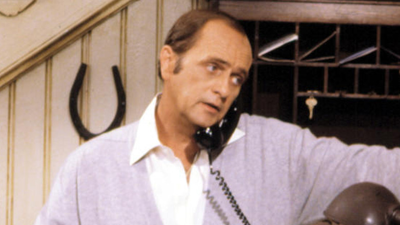 Bob Newhart as Dick Loudon on phone