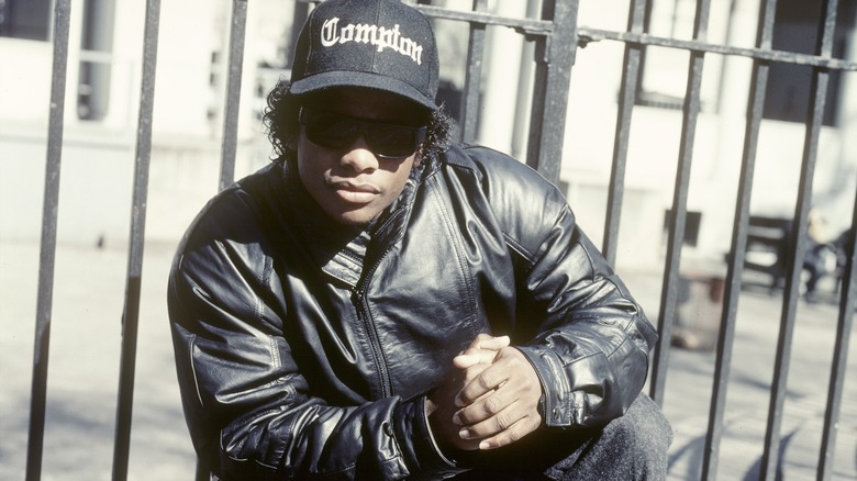 Eazy-E portrait extreme close up