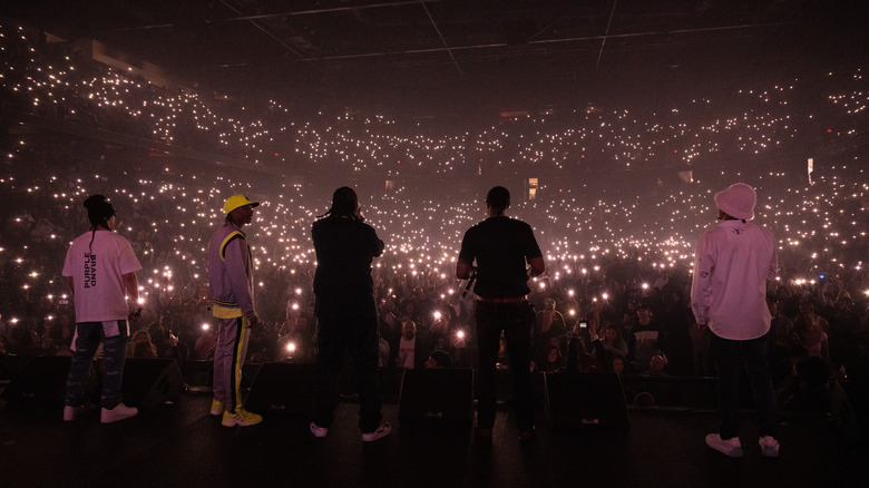 Bone Thugs-N-Harmony on stage