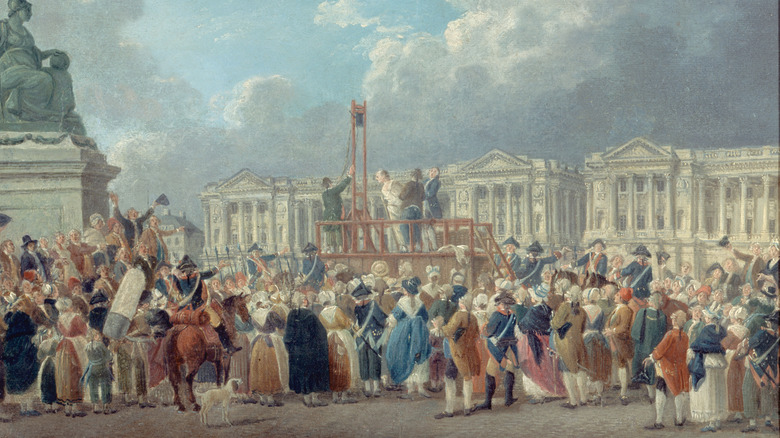 Place de la Revolution, circa 1793, Pierre-Antoine Demachy