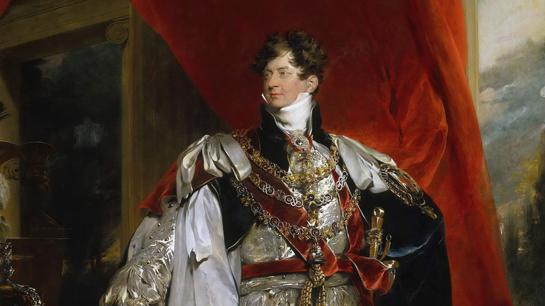 George IV in Garter robes
