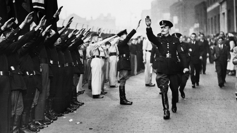 mosley inspecting black shirts