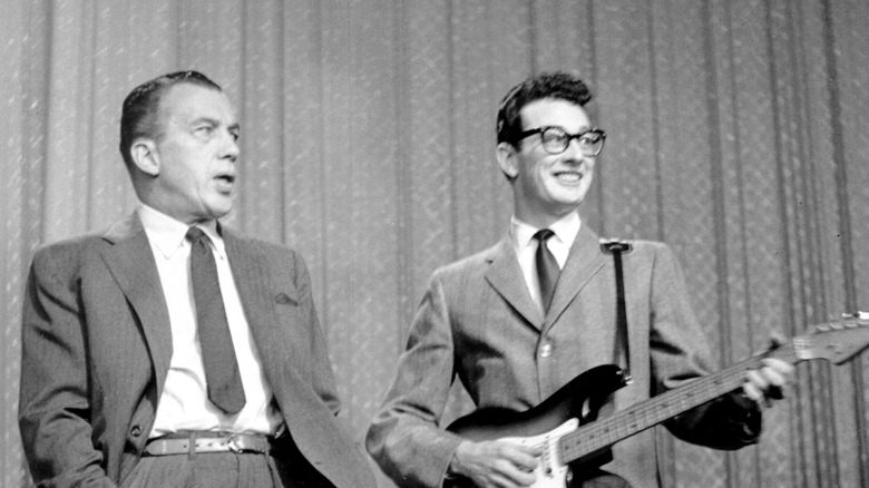 Ed Sullian and Buddy Holly