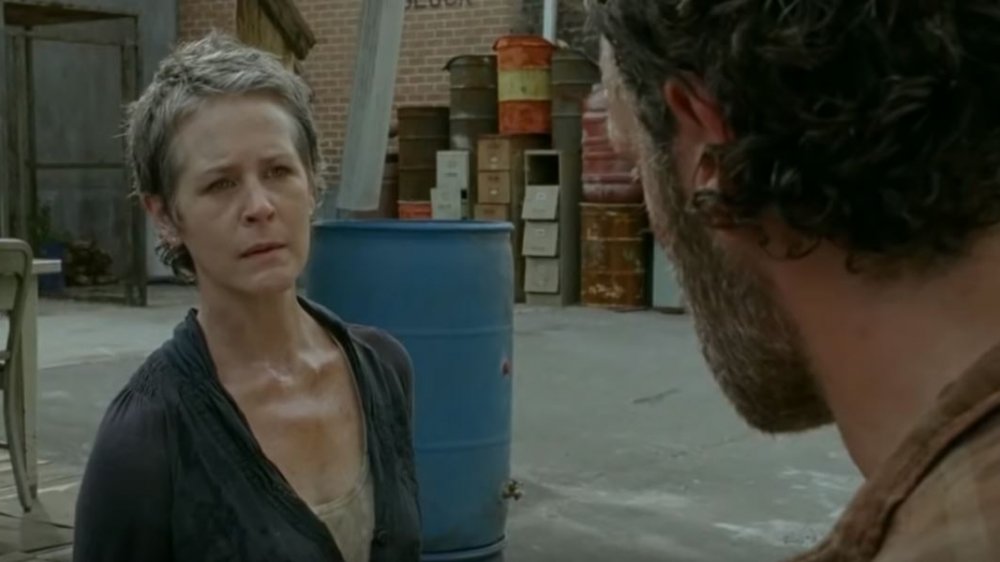 Carol Rick prison Walking Dead