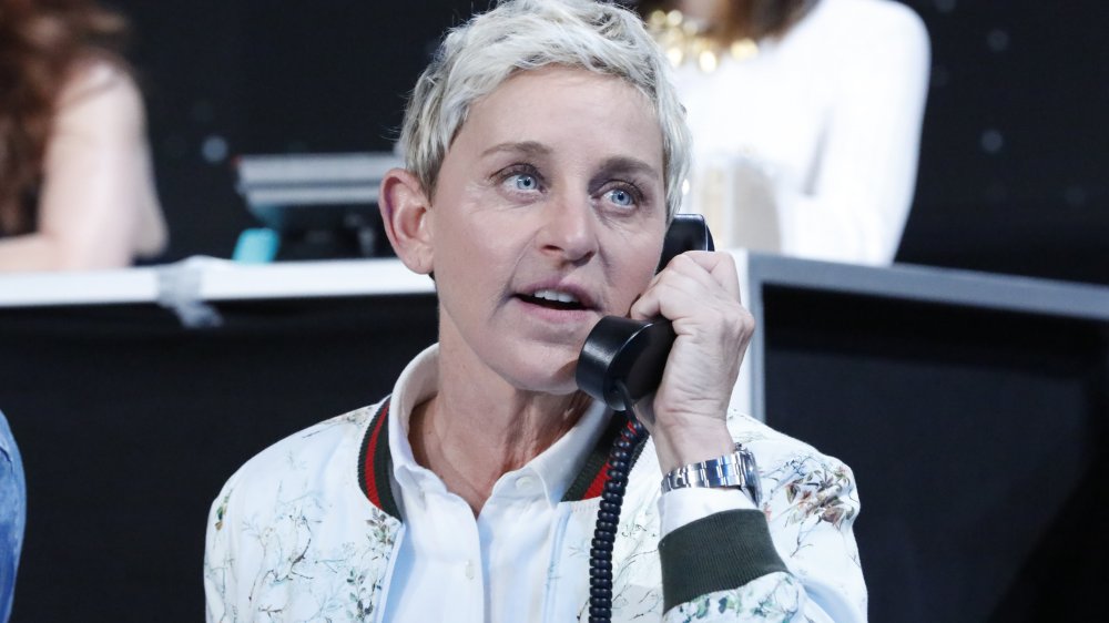 ellen degeneres phone call producers