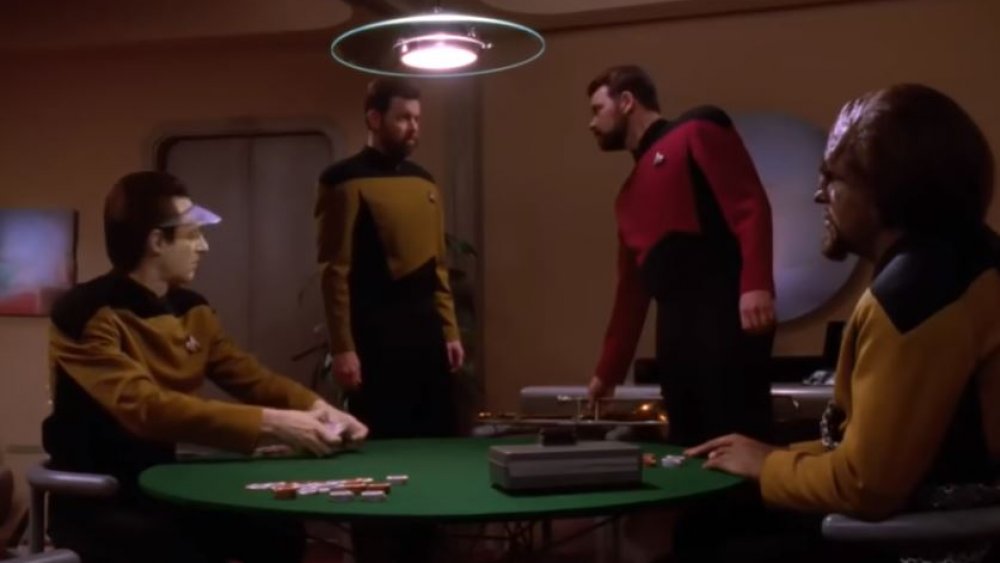 Star Trek Next Generation Riker clone poker