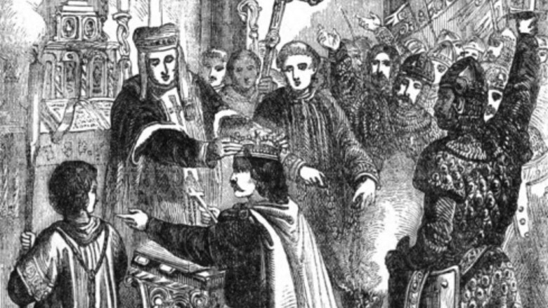 John Cassell illustration of William the Conqueror being crowned