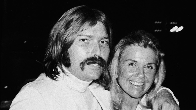 Doris Day and Terry Melcher smiling