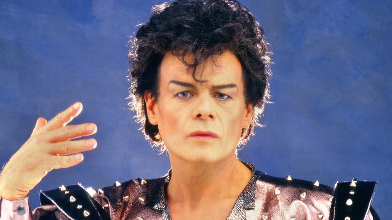 Gary Glitter makeup jazz hand