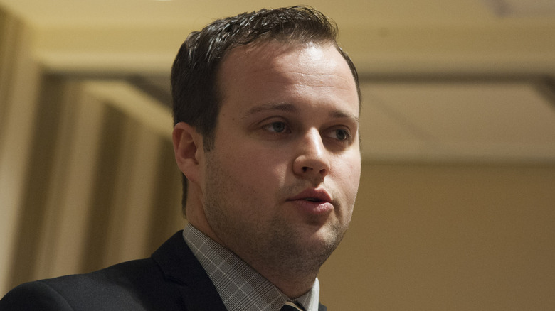 Josh Duggar looking serious