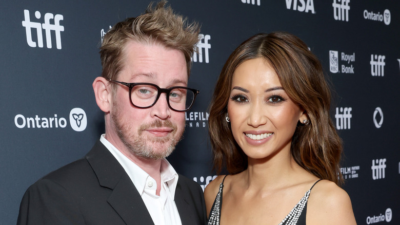 Macauley Culkin and Brenda Song at an event