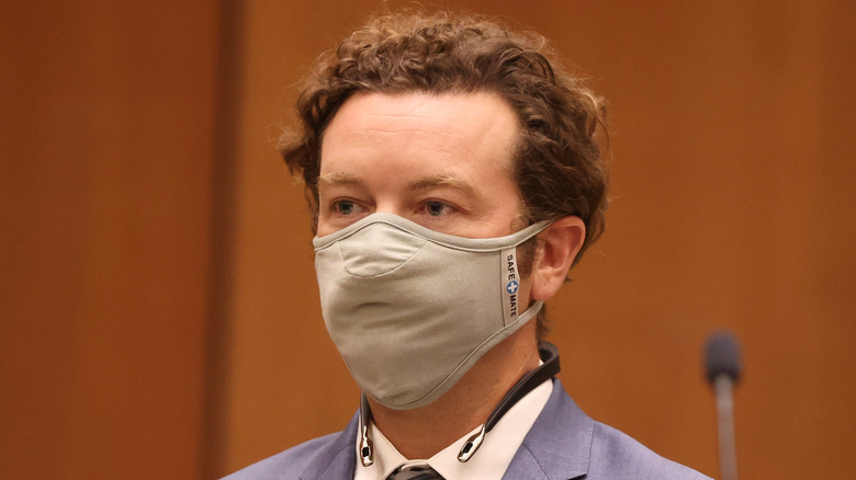 Danny Masterson grey mask court appearance