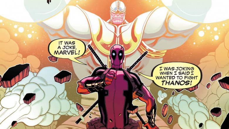 deadpool beats thanos