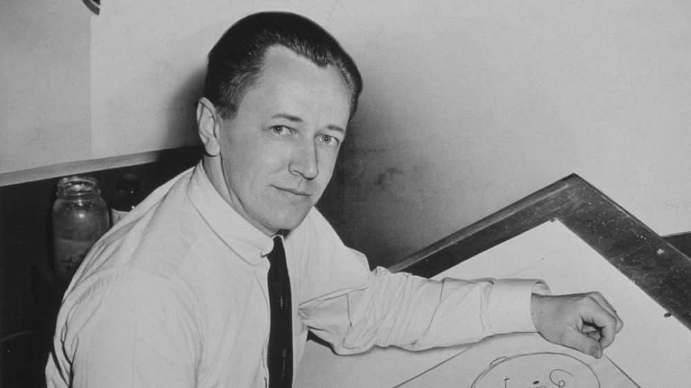 A shot of cartoonist Charles Schulz