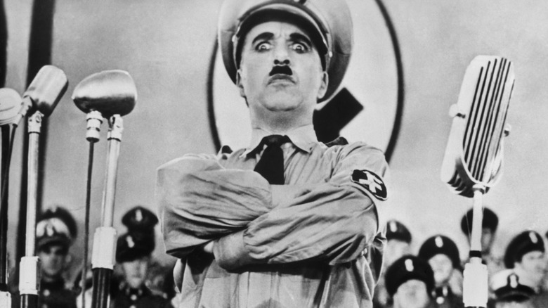 Charlie Chaplin in "The Great Dictator"