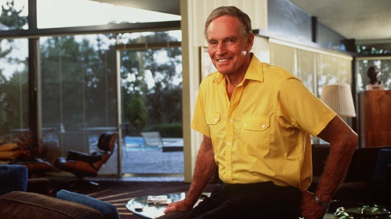 Charlton Heston yellow shirt