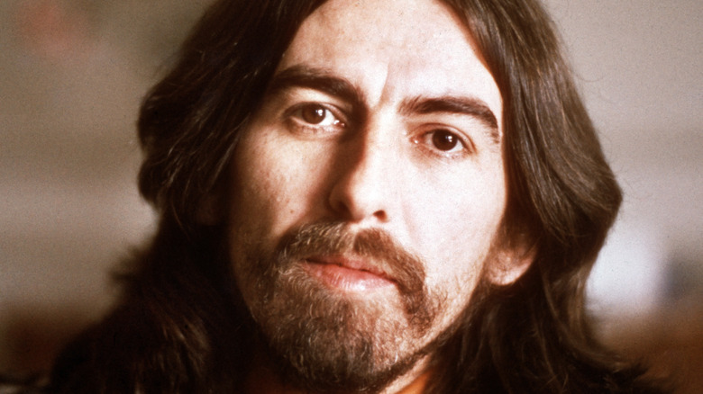 Photo of musician George Harrison 