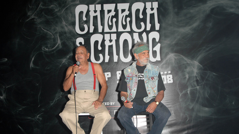 Photo of comedy pair Cheech & Chong 