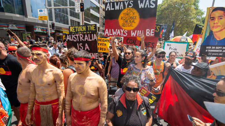 aboriginal protesters in sydney