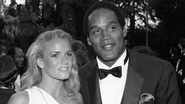 Nicole Brown Simpson and O.J. Simpson posing