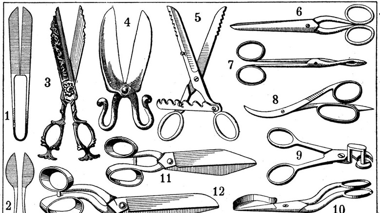 Illustration of scissors