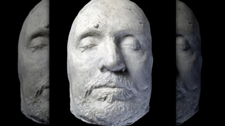 Oliver Cromwell's death mask 