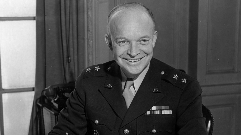 Dwight Eisenhower smiling