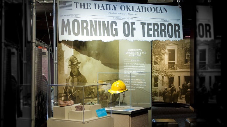 Artifacts from Oklahoma City bombing