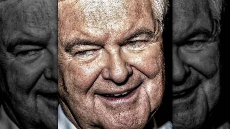Newt Gingrich smiling