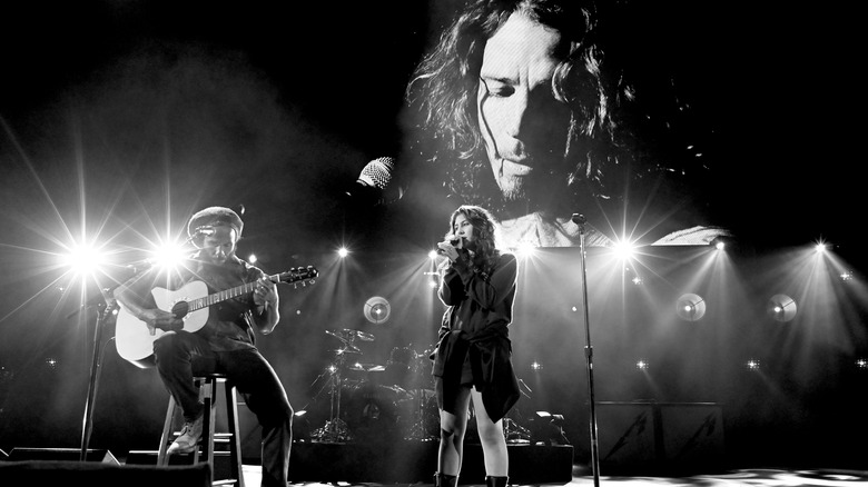 toni cornell performing on stage chris cornell