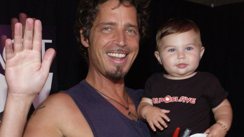 chris cornell and toni as a baby