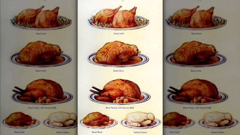 cookbooks images of roast goose and other poultry