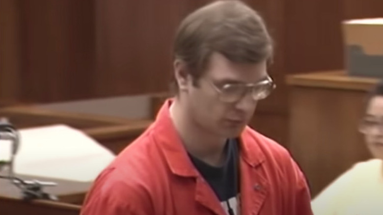 Jeffrey Dahmer at his sentencing 