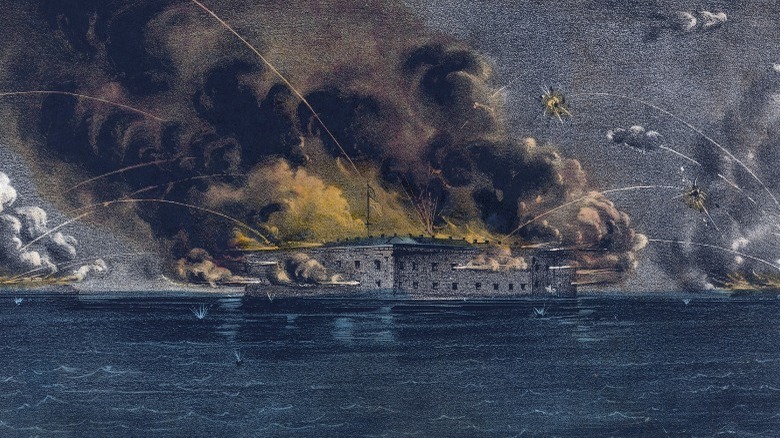 Painting of Fort Sumter