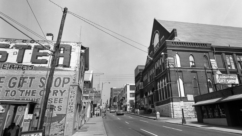 Nashville, TN street in 1974