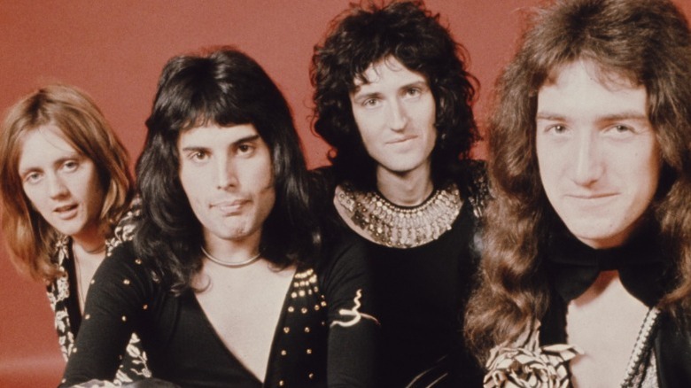 Group photo of Queen in 1973