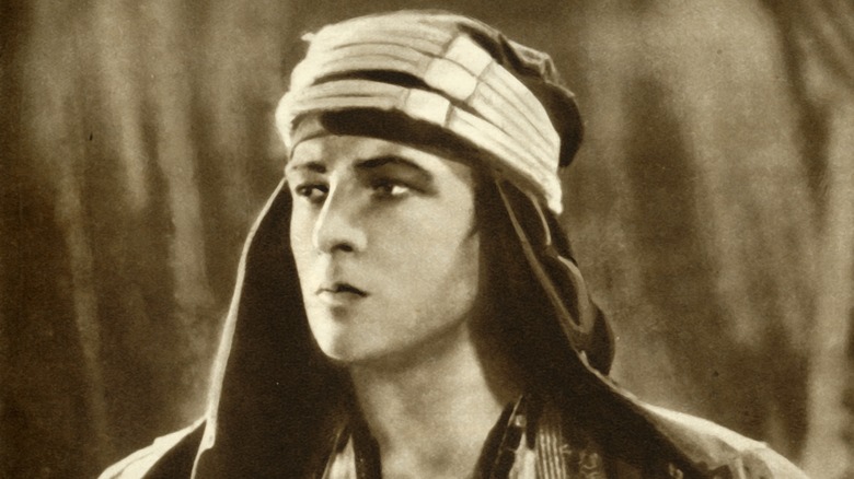 Rudolph Valentino in sheik clothes