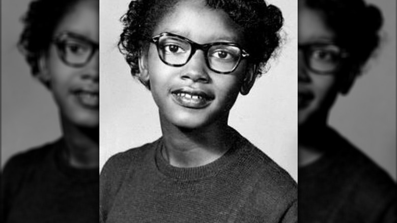 claudette colvin yearbook photo