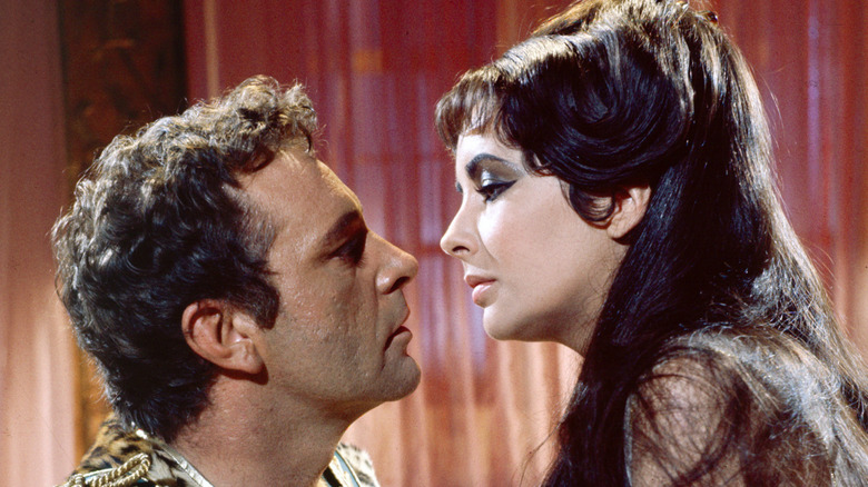 Elizabeth Taylor playing Cleopatra