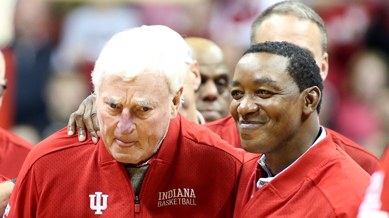 Bob Knight and Isiah Thomas