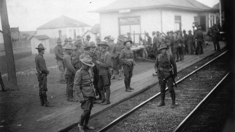 Federal troops at Ludlow