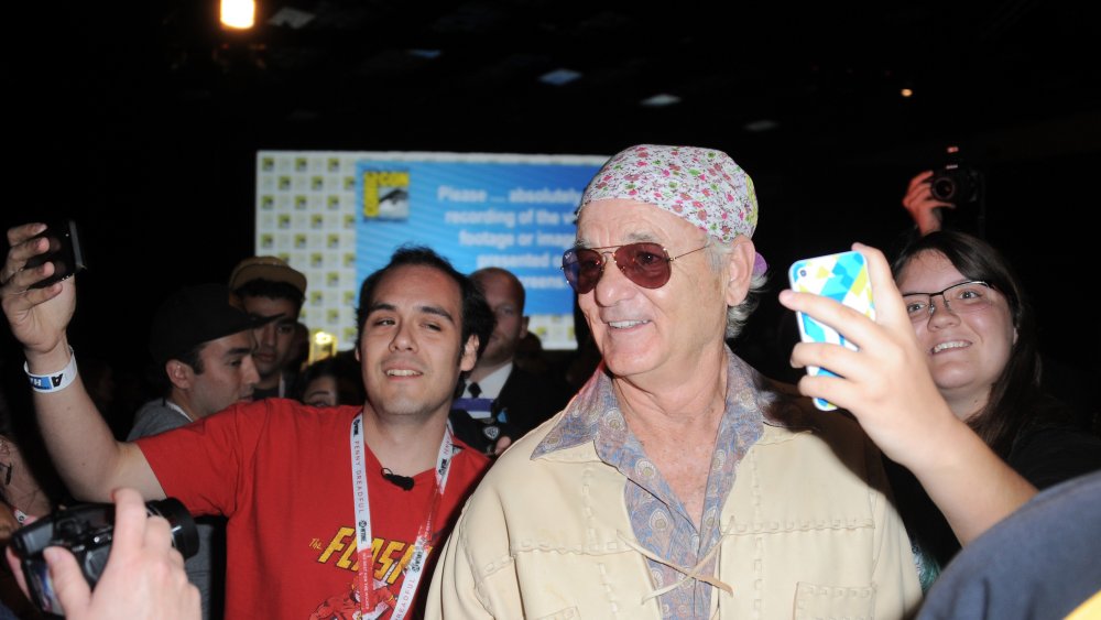 Bill Murray with fans