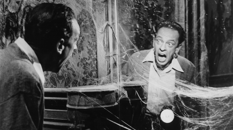 Don Knotts screaming at mirror