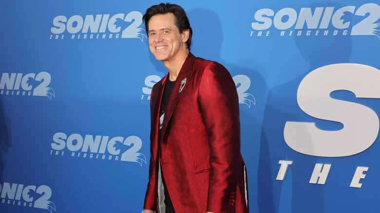 Jim Carrey smiling