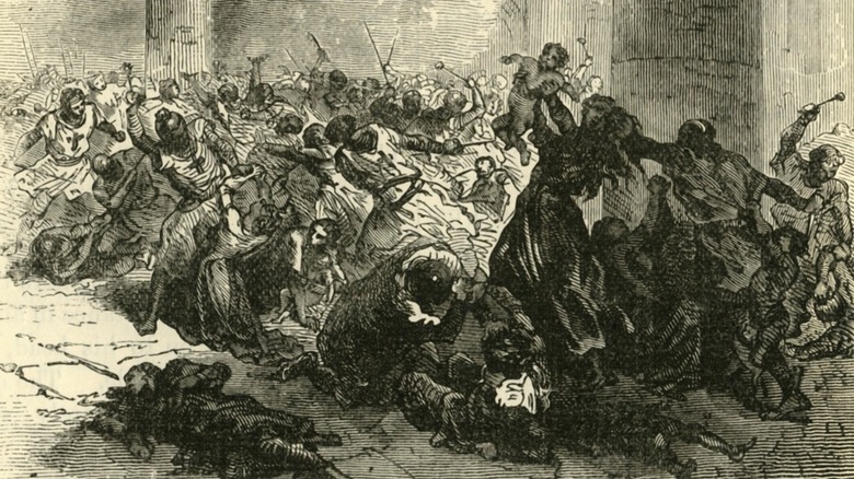 Massacre of Cathars at Beziers