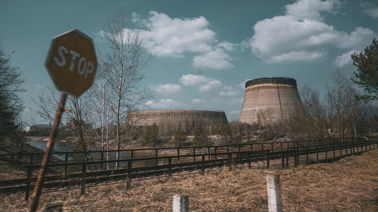 Abandoned Chernobyl nuclear facility