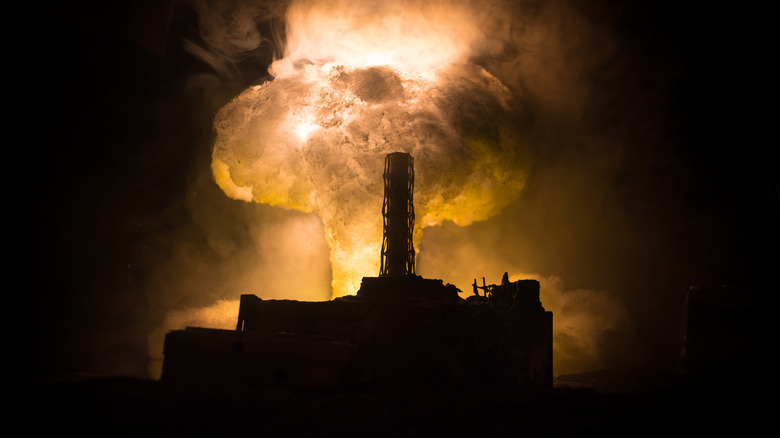 Chernobyl at night