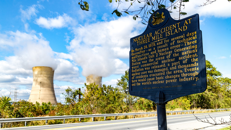 Three Mile Island historic marker