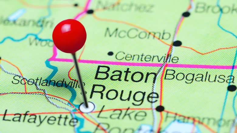 baton rouge map