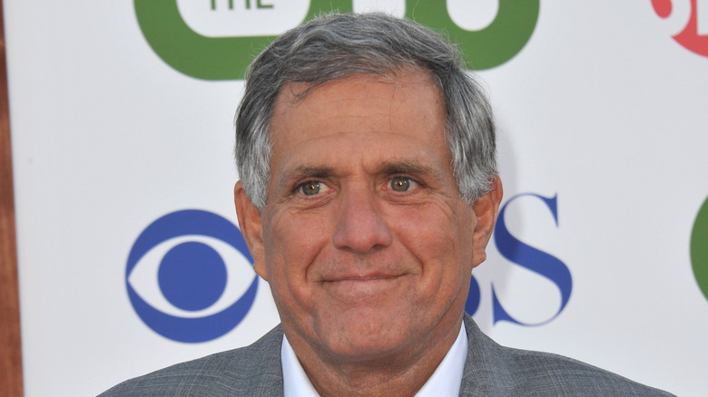 Leslie Moonves CBS logo